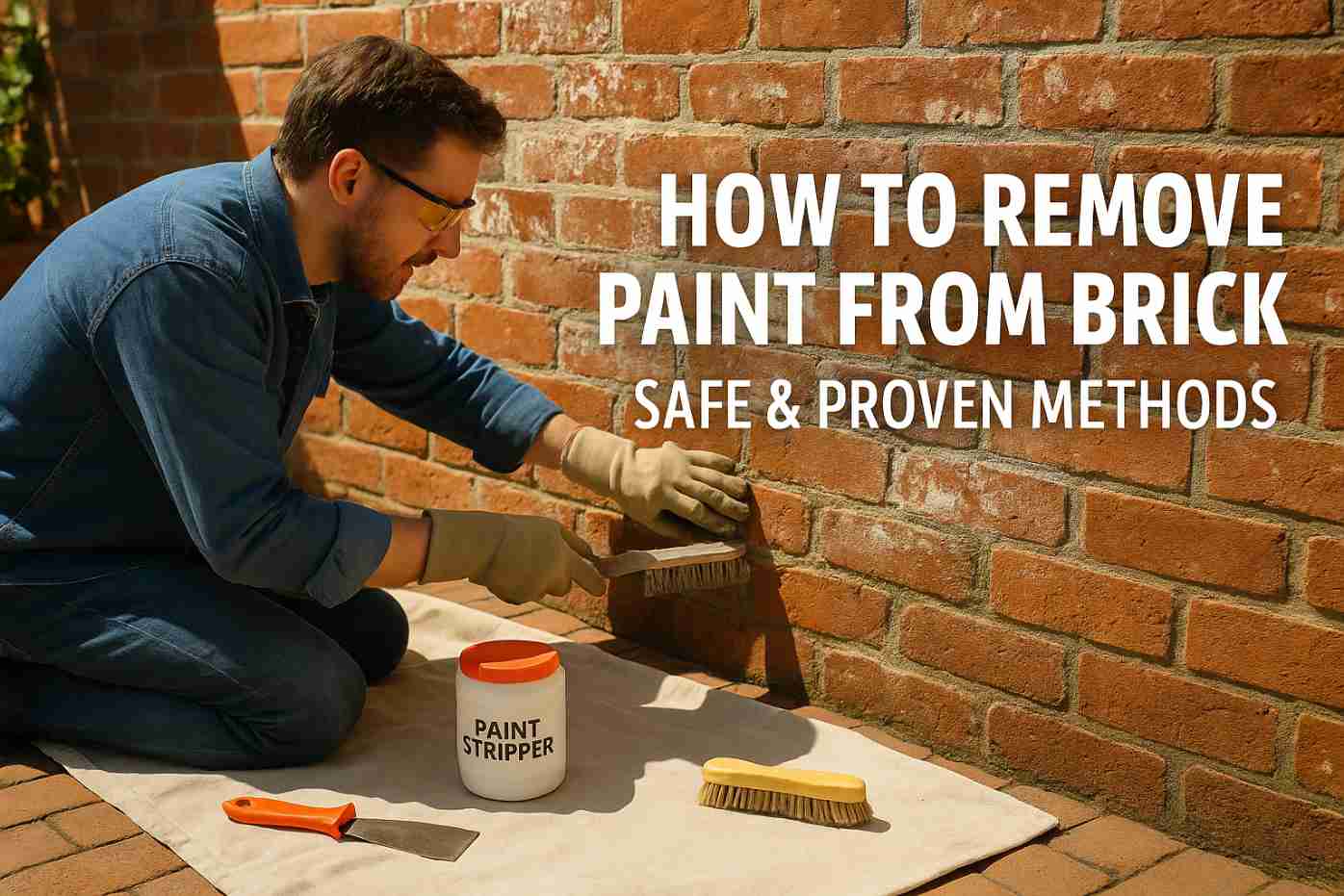 how to remove paint from brick