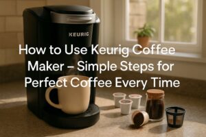 how to use Keurig coffee maker