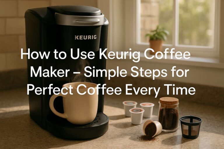 How to Use Keurig Coffee Maker: My Foolproof Morning Routine