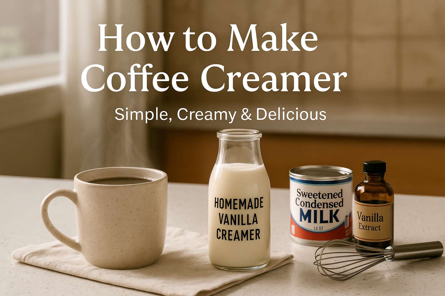 how to make coffee creamer