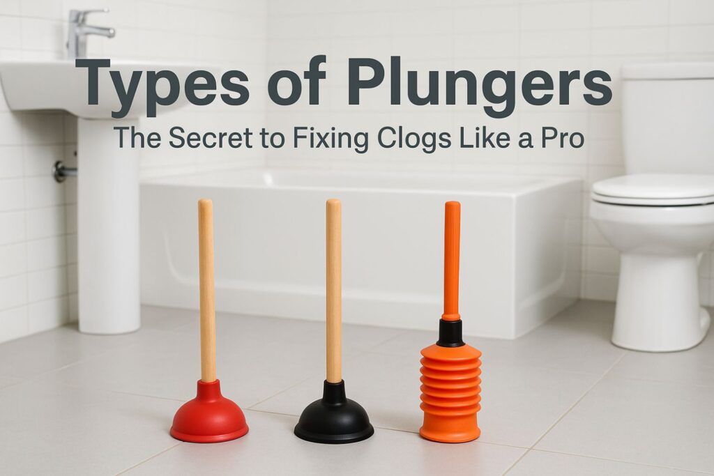 Types of Plungers: The Secret to Fixing Clogs Like a Pro