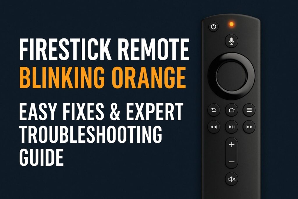 Firestick Remote Blinking Orange: Causes, Fixes & Pro Tips