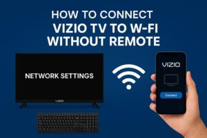 How to Connect Vizio TV to Wi-Fi Without Remote