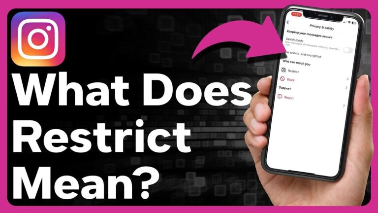 What Does It Mean to Restrict Someone on Instagram?