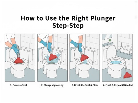 How Do You Use the Right Plunger Correctly?