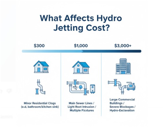 How Does Property Type Impact Hydro Jetting Cost?