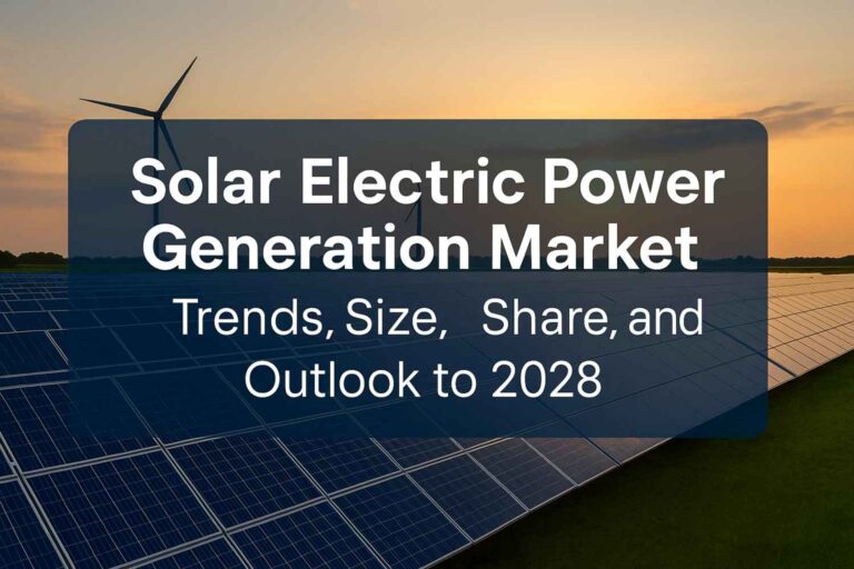 Solar Electric Power Generation Market: Trends, Size, Share, and Outlook to 2028