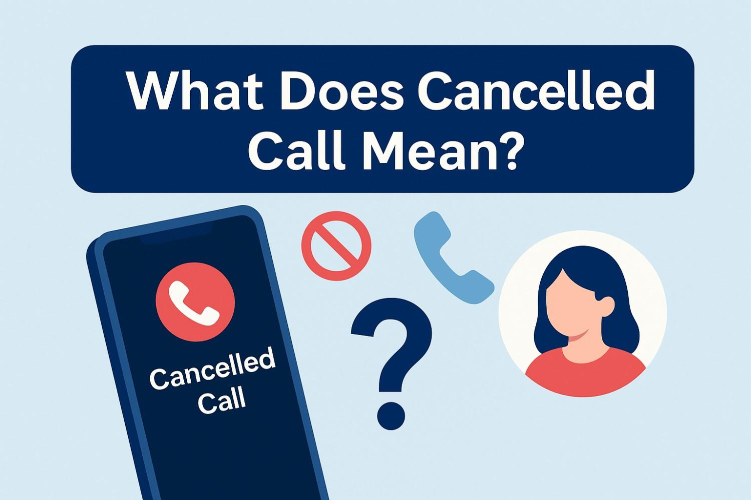 What Does Cancelled Call Mean