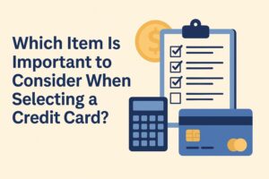 Which Item Is Important to Consider When Selecting a Credit Card?
