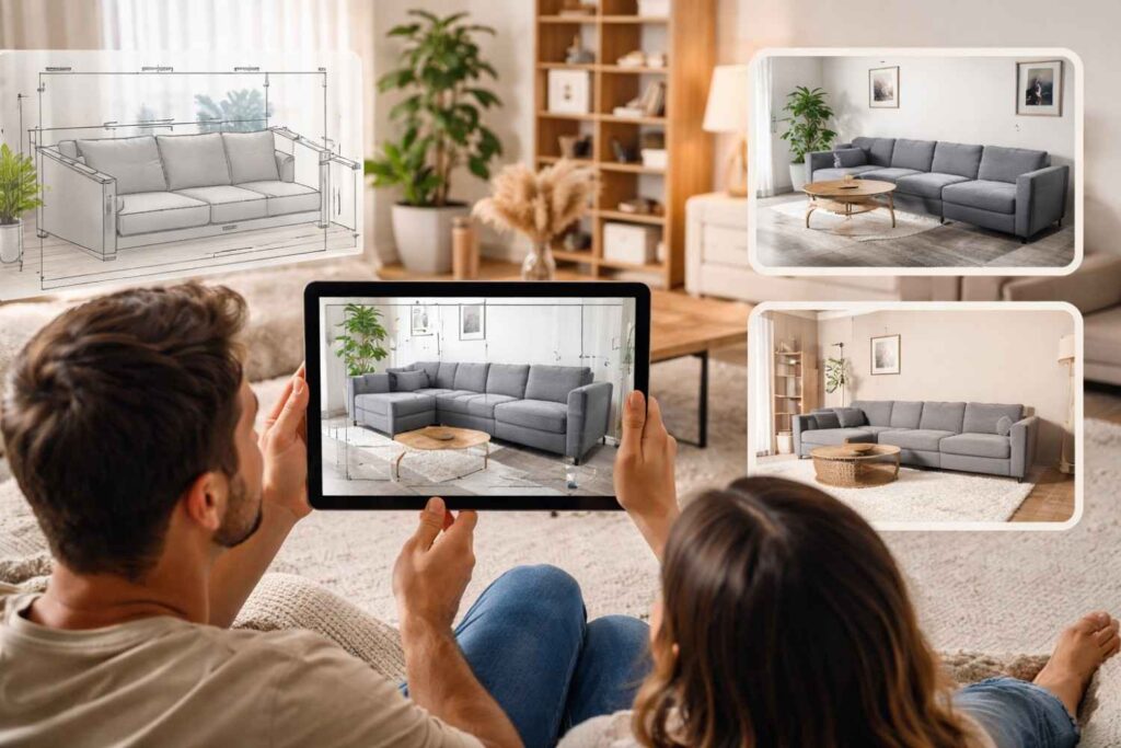 The Importance of Realistic Visual Scale in Online Furniture Shopping